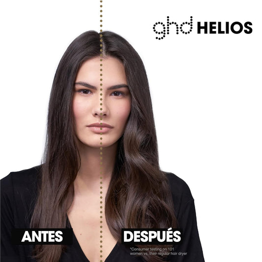 Ghd Helios - Secador De Pelo Profesional, Ligero, Secado Rápido, Máximo Control Del Peinado - Para Todo Tipo De Cabello - (Enchufe Europeo)